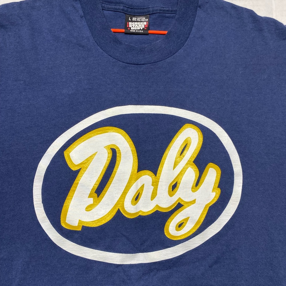 Vintage Screen Stars Best t-shirt Daly Spell-out Made In USA Large Single Stitch